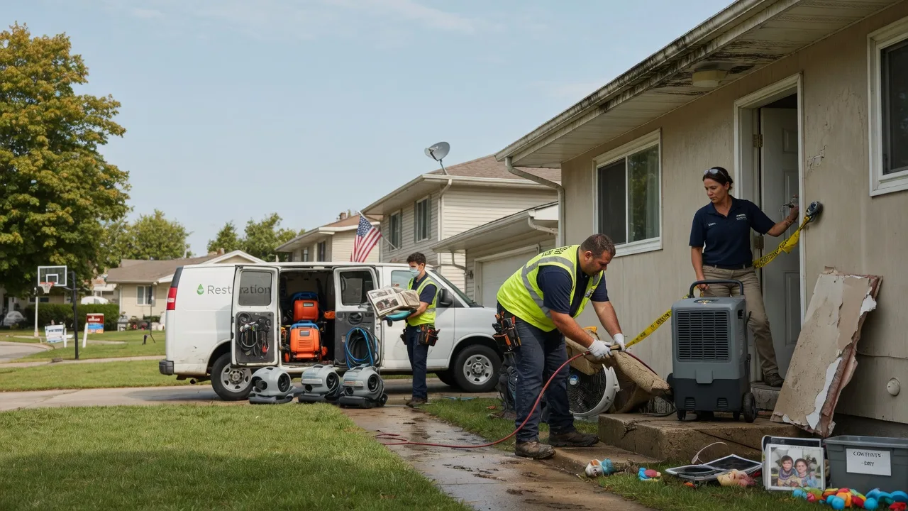 Water Damage Restoration in Chase, MI near me